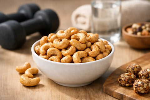 Cashew-Snacks für Fitness, die mehr können