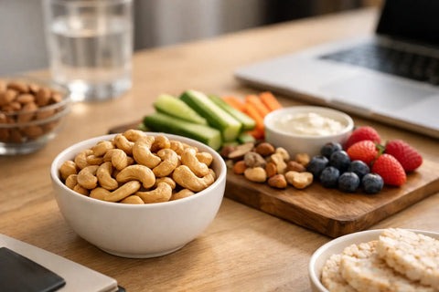Büro Snacks gesund zusammenstellen leicht gemacht