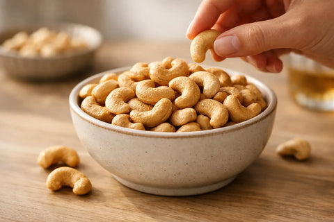 Cashews statt Chips snacken: der bessere Griff