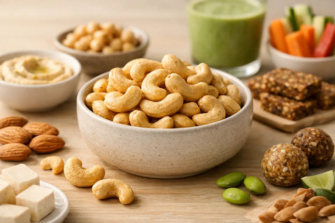 11 proteinreiche vegane Snacks für jeden Tag