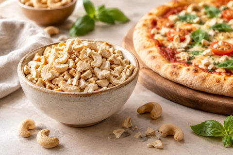 Cashewbruch für Pizza verwenden - so geht's