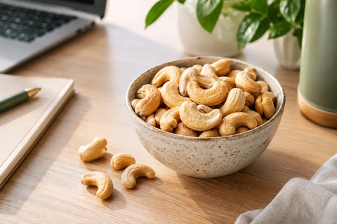 5 nachhaltige Snacks fürs Büro, die mehr können