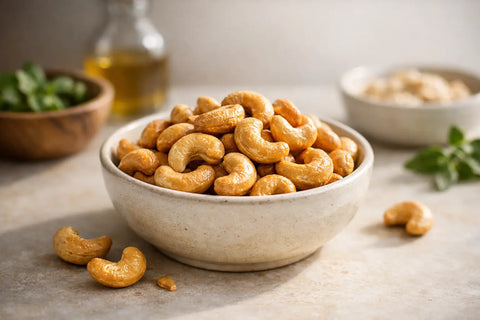 Cashew Snacks, die mehr können als knuspern