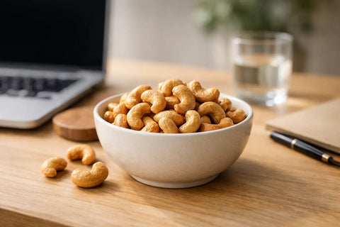 Cashew Snacks fürs Büro auswählen