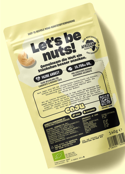 caju Lemon Pepper 8x140g